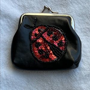 VINTAGE LADYBUG COIN PURSE